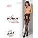 Эротические колготки-бодистокинг Passion S017 black, имитация ажурных чулок и пояса 100803 фото 7