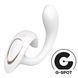 Вагінально-кліторальний вібратор Satisfyer G for Goddess 1 White, 2 мотори 109762 фото 1