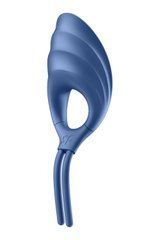 Ерекційне віброкільце-ласо Satisfyer Swordsman Blue, міцна фіксація, 10 режимів, потужний мотор 104263 фото