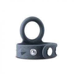 Подвійне ерекційне кільце Boners Cock & Ball Strap S/M, регулювання діаметра, 3,5&ndash;5,5 см 106871 фото