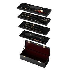 Розкішний набір для BDSM Zalo Bondage Play Kit, 10 аксесуарів у кейсі, шкіра, кристал Swarovski 106200 фото