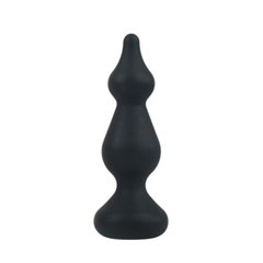 Анальна пробка Adrien Lastic Amuse Mini Black (S) з двома переходами, макс. діаметр 3 см 101369 фото