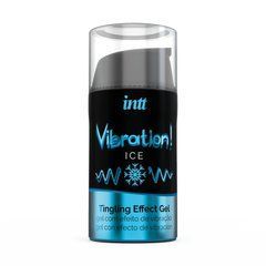 Рідкий вібратор Intt Vibration Ice (15 мл) (м'яте паковання!!!) 106476 фото