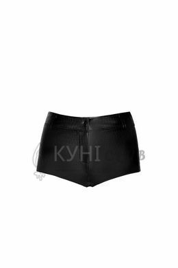 Шортики Noir Handmade F318 Wild, XL, black, под латекс, крокодиловый принт, с доступом 108334 фото
