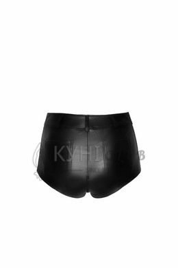 Шортики Noir Handmade F318 Wild, XL, black, под латекс, крокодиловый принт, с доступом 108334 фото