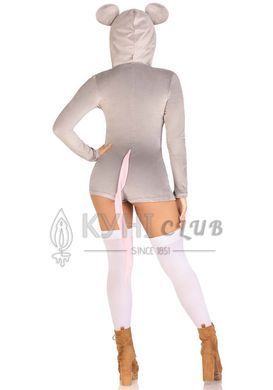 Комбінезон-костюм миші Leg Avenue Comfy Mouse S, з капюшоном 107238 фото