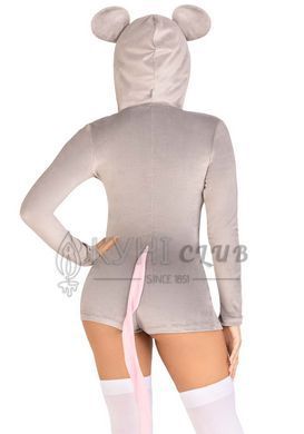 Комбінезон-костюм миші Leg Avenue Comfy Mouse S, з капюшоном 107238 фото