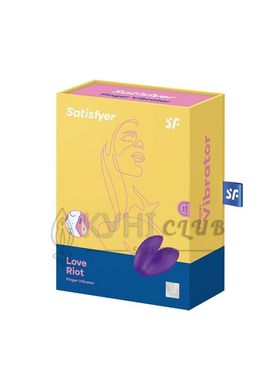 Вибратор на палец Satisfyer Love Riot Purple, 12 вариантов использования 105765 фото