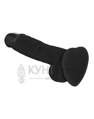 Реалистичный фаллоимитатор Strap-On-Me SOFT REALISTIC DILDO Black - Size L 102407 фото