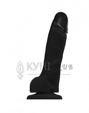 Реалистичный фаллоимитатор Strap-On-Me SOFT REALISTIC DILDO Black - Size L 102407 фото