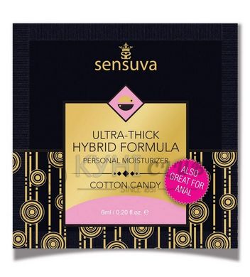 Пробник Sensuva - Ultra-Thick Hybrid Formula Cotton Candy (6 мл) 100629 фото