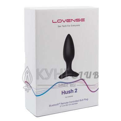 Анальна смарт-вібропробка Lovense Hush 2, розмір S 104328 фото