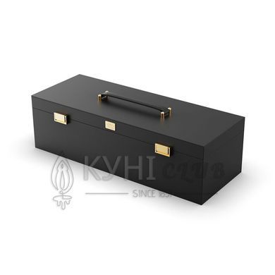 Розкішний набір для BDSM Zalo Bondage Play Kit, 10 аксесуарів у кейсі, шкіра, кристал Swarovski 106200 фото