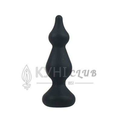 Анальная пробка Adrien Lastic Amuse Mini Black (S) с двумя переходами, макс. диаметр 3см 101369 фото