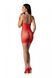 Ажурное мини-платье на тонких бретелях Passion BS096 One Size, red, плетение на груди 106947 фото 2