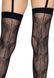 Чулки-сетка со швом сзади Leg Avenue Butterfly back seam thigh highs One size Black 106567 фото 4