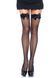 Панчохи-сітка з атласним бантиком Leg Avenue Fishnet Thigh Highs With Bow One size, Black 105879 фото 1