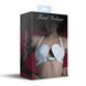 Ліф Серце з натуральної шкіри Feral Feelings - Hearts Bra White 107432 фото 3