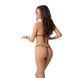 Комплект белья MELISSA BIKINI black S/M - Passion: лиф со шнуровкой и трусики стринги 101615 фото 4