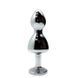 Металлическая анальная пробка Wooomy Lollypop Double Ball Metal Plug Red M диаметр 3,1см, длина 9,4с 105407 фото 2