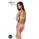 Комплект: бра, трусики с ажурным декором и открытым шагом Ursula Set white S/M &mdash; Passion 103742 фото 2