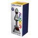 Металлическая анальная пробка Wooomy Lollypop Double Ball Metal Plug Red M диаметр 3,1см, длина 9,4с 105407 фото 3