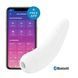 Вакуумний кліторальний стимулятор Satisfyer Curvy 2+ White з керуванням через інтернет 108733 фото 1