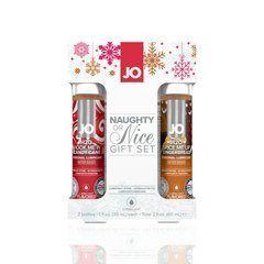 Розпродаж!!! Набір лубрикантів JO Naughty or Nice Gift Set (2&times;30 мл) (термін 06.2025) SO6163-R фото