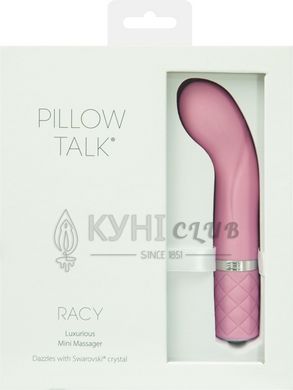 Роскошный вибратор Pillow Talk - Racy Pink с кристаллом Сваровски для точки G, подарочная упаковка 100008 фото