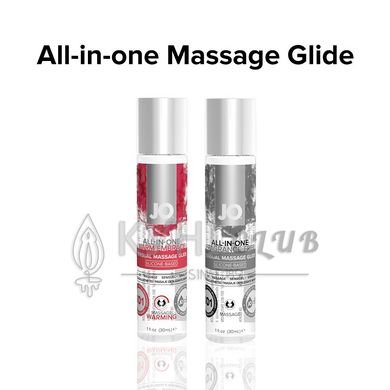 Гель для масажу на силіконовій основі JO ALL-IN-ONE MASSAGE GLIDE - FRAGANCE FREE (30 мл) 108993 фото