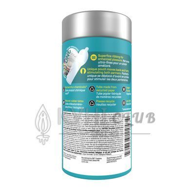 Презервативы ONE Pleasure Plus, 12 шт, с ребристым участком на конце, подарочная упаковка-тубус 109845 фото
