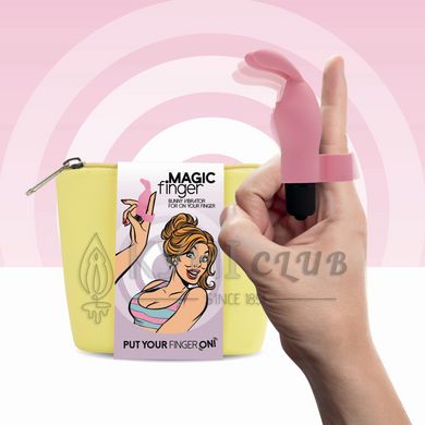 Вібратор на палець FeelzToys Magic Finger Vibrator Pink 102319 фото