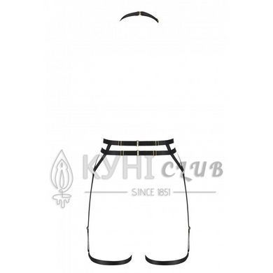 Портупея-стрепи з подвійним ремінцем Passion Exclusive DENIRA XXL/XXXL, black 104372 фото