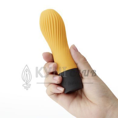 Вибратор IROHA ZEN Yuzucha с нежной ребристой поверхность 102753 фото