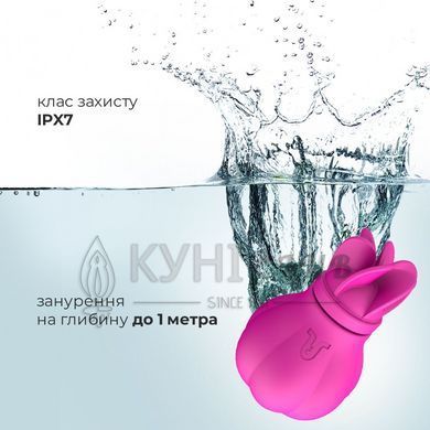 Вибратор Adrien Lastic Caress с крутящимися насадками для стимуляции эрогенных зон 100450 фото