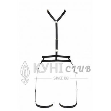 Портупея-стрепи з подвійним ремінцем Passion Exclusive DENIRA XXL/XXXL, black 104372 фото
