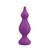 Анальная пробка Adrien Lastic Amuse Medium Purple (M) с двумя переходами, макс. диаметр 3,6 см 101368 фото