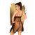 Бебі-дол з ажурним бралетом та асиметричним подолом Penthouse - Naughty Doll Black L/XL 103233 фото