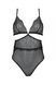 Боди Passion AMBERLY BODY black, XXL/XXXL, открытая спина, низ стринги 108479 фото 3