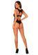 Мереживне боді Obsessive Donna Dream crotchless teddy M/L Black, відкритий доступ 106636 фото 7