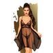 Бебі-дол з ажурним бралетом та асиметричним подолом Penthouse - Naughty Doll Black L/XL 103233 фото 4