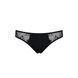 Трусики-слипы с кружевной сеточкой Dina Thong black L/XL - Passion 102926 фото 5