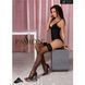 Чорні панчохи з ефектом тату Passion ST111 1/2 (20 den), nero 102273 фото 3