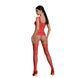 Бодістокінг Passion ECO BS001 One Size red, з доступом, імітація підв&rsquo;язок, флористичний декор 104977 фото 2
