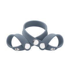 Ерекційне кільце з роздільником мошонки Boners 8-Style Ball Splitter 106873 фото