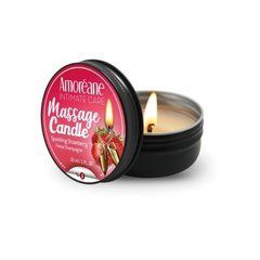 Масажна свічка "Полуниця в шампанському" Amoreane Sparkling Strawberry (30 мл) 102369 фото