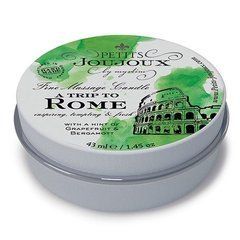 Масажна свічка Petits Joujoux - Rome - Grapefruit and Bergamott (43 мл) з афродизіаками 100907 фото