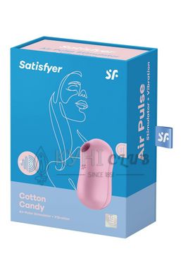 Вакуумний стимулятор із вібрацією Satisfyer Cotton Candy Lilac 104265 фото