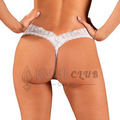 Кружевные танга с доступом Obsessive Heavenlly crotchless thong M/L, с доступом 106152 фото