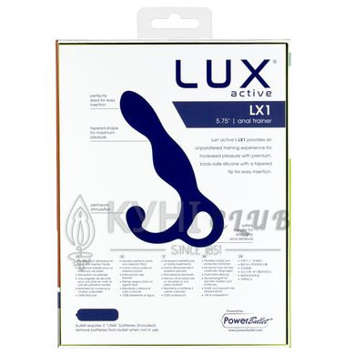 Массажер простаты Lux Active – LX1 – Anal Trainer 5.75" – Dark Blue 105198 фото